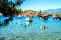 Boat Tour on the Beautiful Bays of Kemer and Phaselis with Lunch
