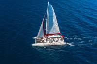 Brac and Solta Party Catamaran with Free Food and Drinks from Split