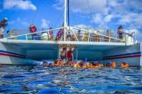 Catamaran Party Cruise and Dunn's River Falls Tour from Runaway Bay