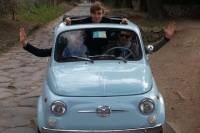 Classic Fiat 500 Rental in Rome