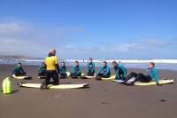 Group Surf lesson in Scarborough