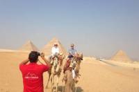 Half-Day Tour Visiting Giza Pyramids and Sphinx By Camel