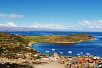 Lake Titicaca and Sun Island Catamaran Cruise from Puno