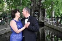 Paris Luxembourg Gardens Wedding Vows Renewal Ceremony with Photoshoot