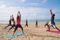 Pine Grove Beach Yoga Class