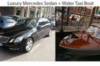 Private Limousine Transfer Venice Airport to Venice City Center by Car and Water Taxi