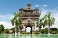 Private Vientiane City Tour with Patuxai Victory Gate