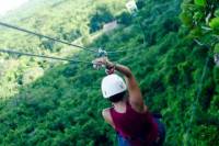Punta Cana Zipline Tour with Hoyo Azul Lagoon