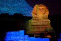 Pyramids and Sphinx Sound and Light Show from Giza