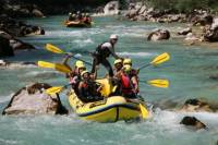 Rafting in Soca River