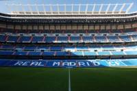 Real Madrid match at the Santiago Bernabeau