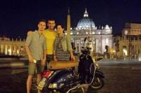 Rome Vespa Tour: City Highlights by Night
