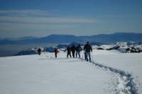 Snow Hiking in Farellones from Santiago