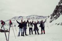 Snowshoeing Hiking Adventure in Cajon del Maipo from Santiago