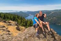 Top of Gowlland Tod Hike in Victoria