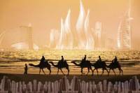 Trip Package From Dubai: City Tour, Desert Safari and Dhow Dinner Cruise