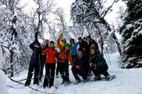 Tromso Winter Adventure: Northern Lights Viewing, Snowshoeing, Tobogganing and Cross-Country Skiing