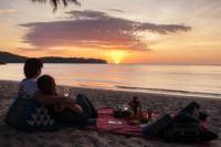 Twilight Romance Picnic on the Beach