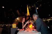 Valentine's Day Bateaux Parisiens Seine River Cruise with 5-Course Dinner and Live Music