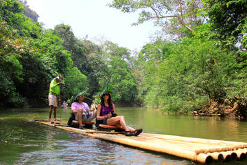 3-Day Khao Sok National Park Family Adventure Tour including Elephants and Bamboo Rafting