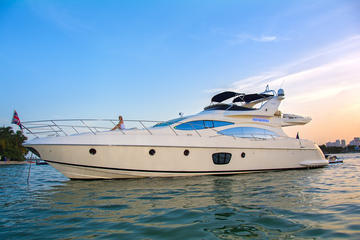 4 Hour Private Charter On A 68' Azimut Fly Bridge Luxury Yacht With Free Jet Ski