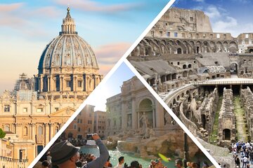 Rome in a Day Group Tour with Entry to Vatican and Colosseum
