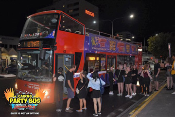 Cairns Ultimate Party Bus. The best way to see Cairn's nightlife and have fun!