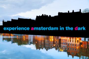 Amsterdam Guided Walking Tour with Dinner in the Dark Experience