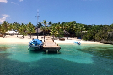 Catalina Island and Chavon River Catamaran Cruise from Punta Cana