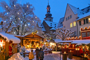 Christmas Market Visit and Traditional German Christmas Dinner Experience from Frankfurt