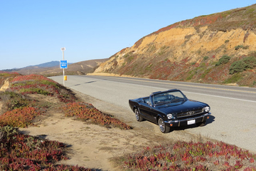 Classic Mustang Convertible Rental from Costa Mesa