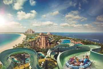 Dubai Atlantis Aquaventure Waterpark Admission at Atlantis The Palm With Optional Lost Chambers Aquarium