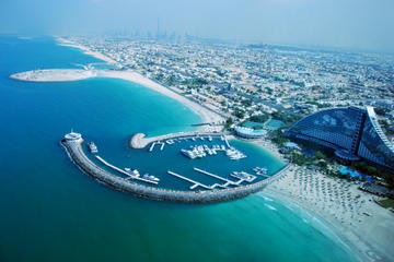 Dubai Combo: Helicopter Flight and Desert Camp Experience by 4x4