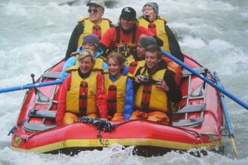 Kicking Horse River Rafting Family Adventure Including BBQ Lunch
