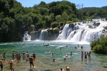 Krka Waterfalls Sibenik and Klis Fortress Private Tour from Split