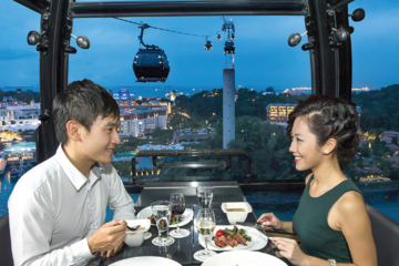 Luxury Sky Dining Experience on the Singapore Cable Car