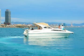 Luxury Yacht Tour with Professional Skipper and Tapas Menu from Barcelona