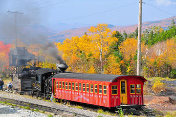 Mount Washington Cog Railroad from New Hampshire