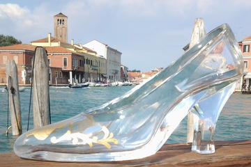 Murano Glass Blowing Demo plus Cinderella's Iconic Glass Slipper Contest