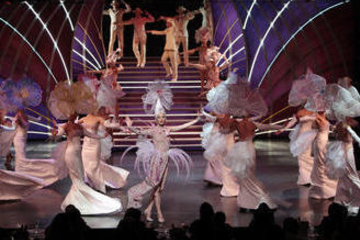 Paris Night Tour Eiffel Dinner Lido Show (Dinner & Drink Included) with Japanese Guide