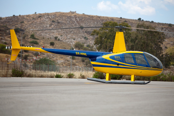 Private Helicopter Transfer: Santorini to Mykonos