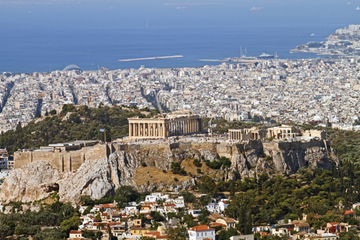 Private Tour: Athens Helicopter Flight