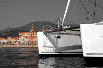 Rental Catamaran Boat with captain from Menton
