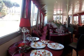 Rome Tiber River Night Cruise with Dinner or Wine