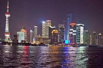 Shanghai By Night: Huangpu River Cruise, Jin Mao Tower Observation Deck and The Bund