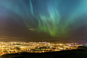 Sleeping under the Nordic Night Sky from Trondheim