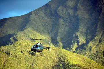 Southern Tenerife Helicopter Flight: Los Gigantes Cliffs or Lush Low Island