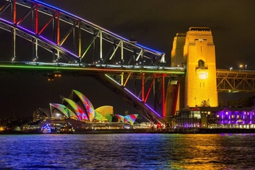Sydney Combo: VIVID Dinner Cruise and Sydney Attraction Pass