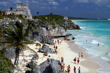 Tulum Ruins with Optional Underground River Swim and Lunch from Cancun