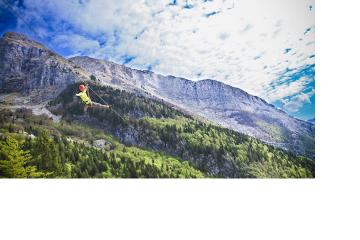 Zipline in Slovenia
